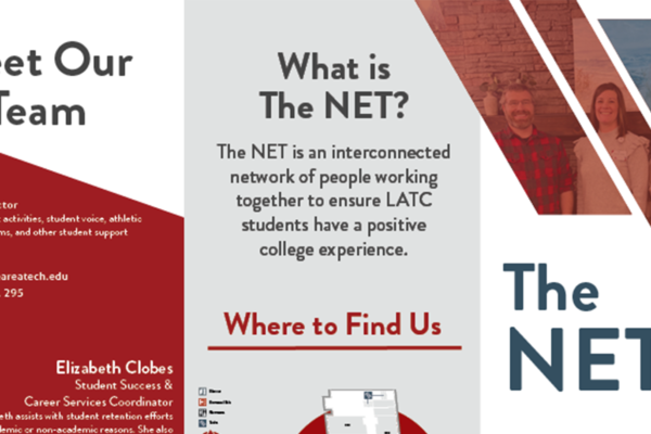 The NET Trifold Brochure Cover Photo